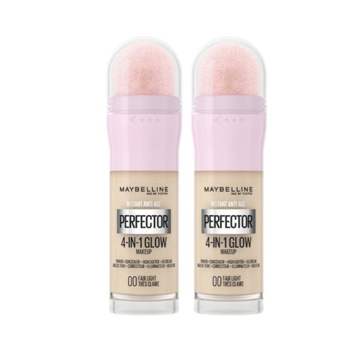Maybelline Instant Perfector 4 in 1 Glow Makeup - 00 Fair Light X 2 Pack