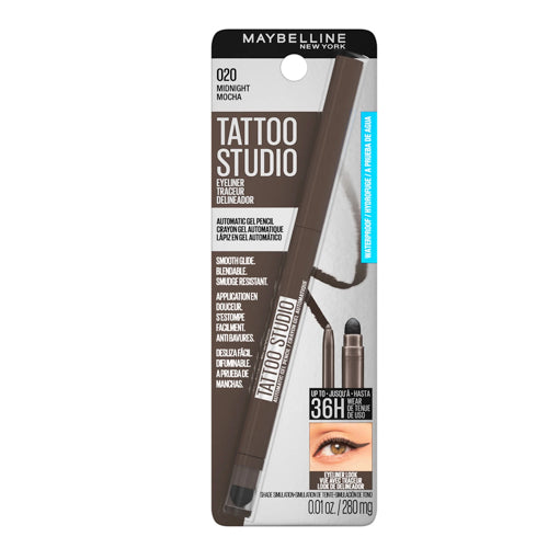 Maybelline Tattoo Studio 36H Liner Eyeliner - 020 Midnight Mocha