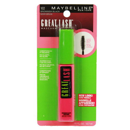 Maybelline Great Lash Mascara - 102 Brownish Black