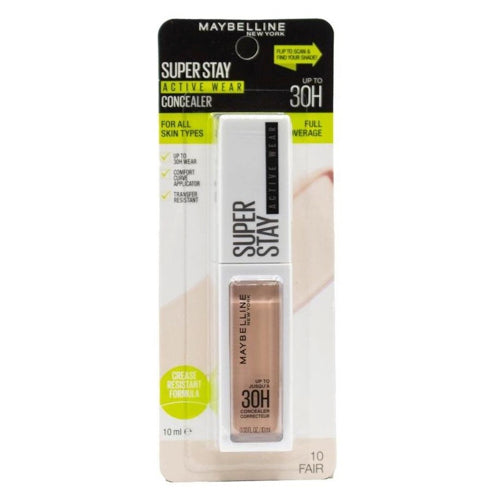 Maybelline Super Stay Active Wear 30H Concealer - 10 Fair