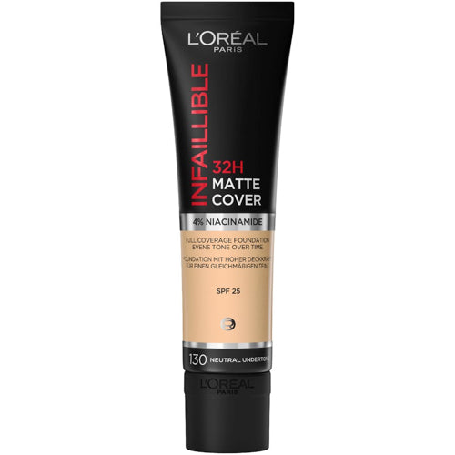 Loreal Infaillible 32HR Matte Cover Full Coverage Foundation - 130 True Beige
