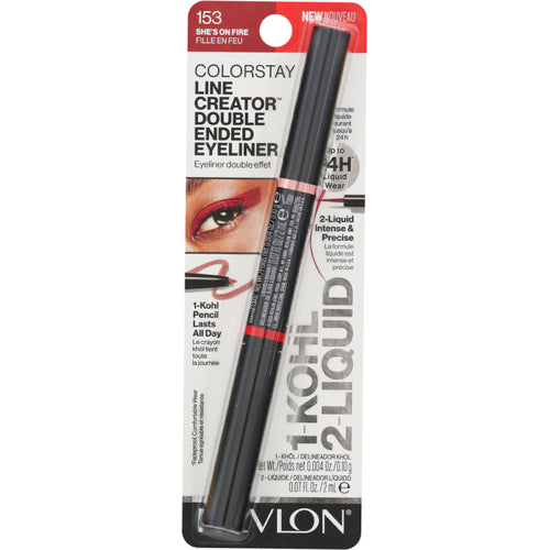 Revlon Colorstay Line Creator Double Ended 24hr Eyeliner - 153 She's On Fire