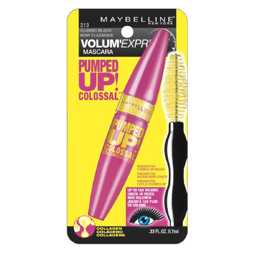 Maybelline The Colossal Pumped Up Volum Express Mascara - 213 Classic Black