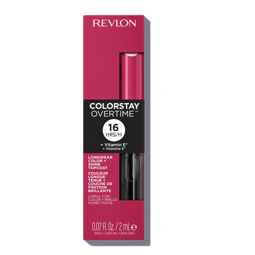 Revlon Colorstay Overtime 16hrs Lipcolor + Top Coat - 220 Unlimited Mulberry