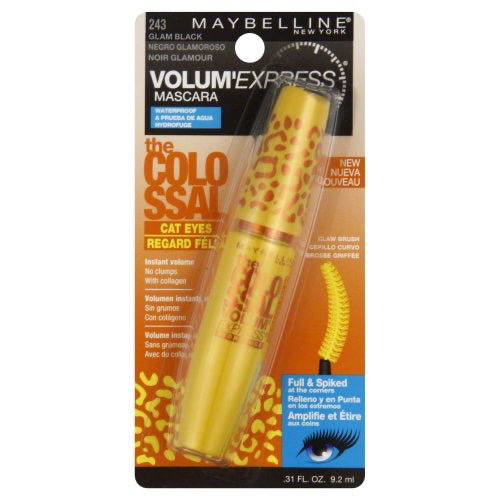 Maybelline The Colossal Cat Eyes Volum Express Waterproof Mascara - 243 Glam Black