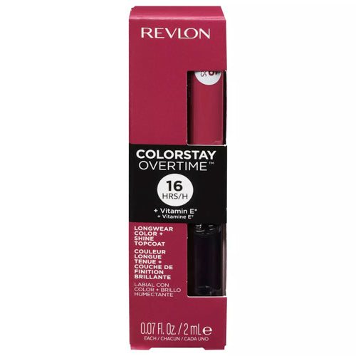 Revlon Colorstay Overtime 16hrs Lipcolour + Top Coat - 260 Perennial Plum