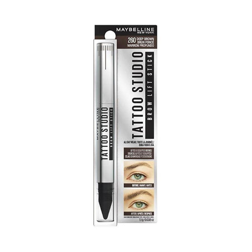 Maybelline Tattoo Studio Brow Lift Stick - 260 Deep Brown