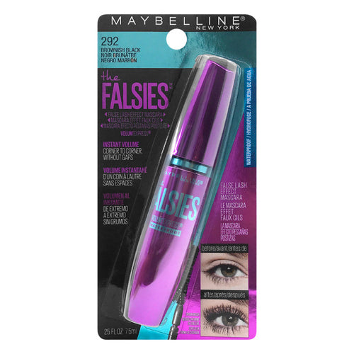 Maybelline Volum Express The Falsies Waterproof Mascara - 292 Brownish Black