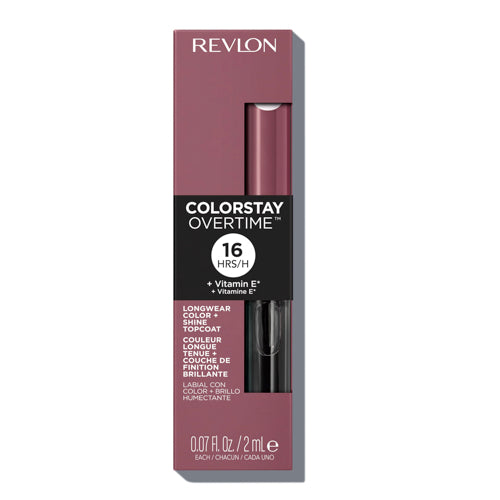 Revlon Colorstay Overtime 16hrs Lipcolor + Top Coat - 370 Everlasting Rum