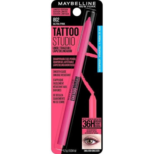 Maybelline Tattoo Studio 36H Liner Eyeliner - 802 Ultra Pink