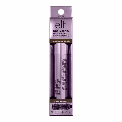 e.l.f ELF Big Mood Mega Volume & Lift Mascara - 82342 Deep Brown