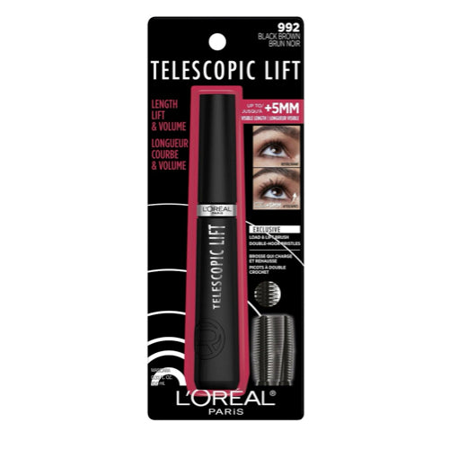 Loreal Telescopic Lift Mascara - 992 Black Brown