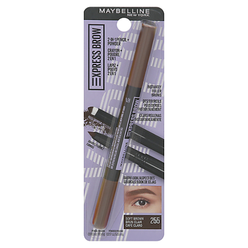 Maybelline Xpress Brow 2 in 1 Pencil + Powder - 255 Soft Brown