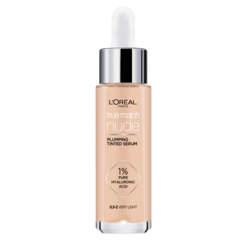 Loreal True Match Plumping Tinted Serum Foundation - 0.5-2 Very Light