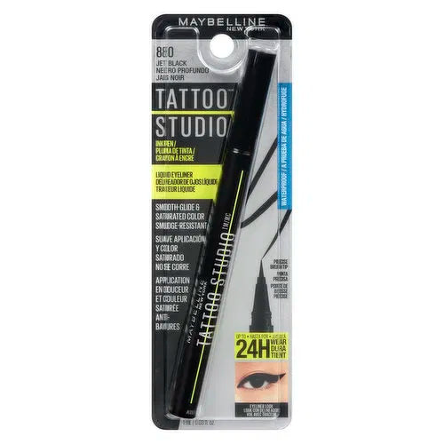 Maybelline Tattoo Studio 24H Liquid Eyeliner - 880 Jet Black