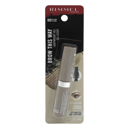 Rimmel Brow This Way Lightweight Gel - 001 Blonde