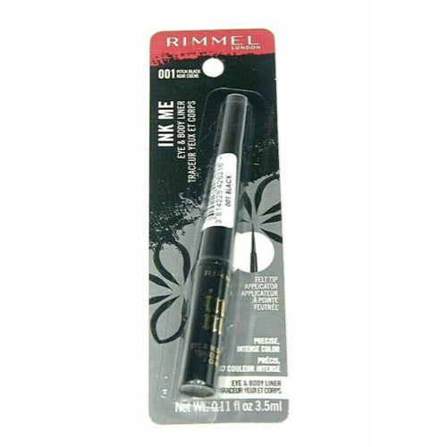 Rimmel Ink Me Eye & Body Felt Tip Eyeliner - 001 Pitch Black