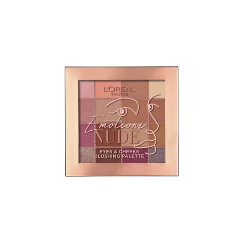 Loreal Emotions Nude Eyes & Cheeks Blushing Palette - 01