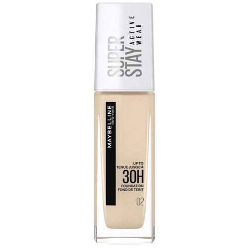 Maybelline Super Stay Active Wear 30H Foundation - 02 Naked Ivory