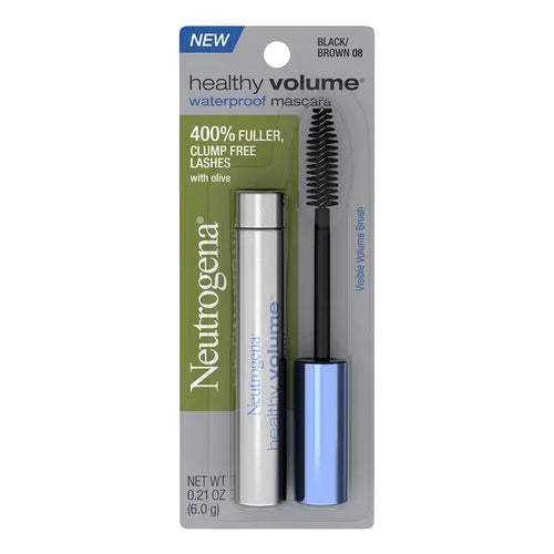 Neutrogena Healthy Volume Waterproof Mascara - 08 Black Brown