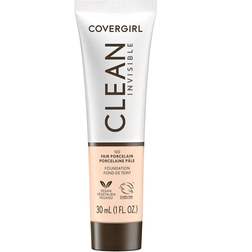 Covergirl Clean Invisible Foundation - 100 Fair Porcelain