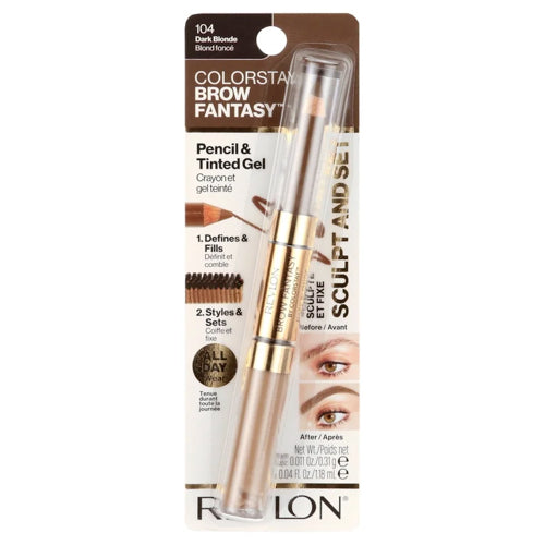 Revlon Colorstay Brow Fantasy Pencil & Tinted Gel - 104 Dark Blonde