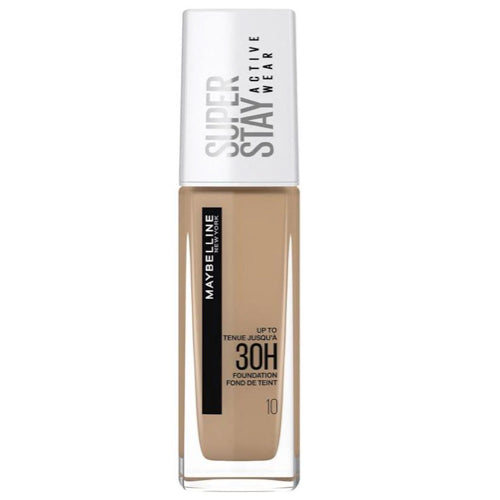 Maybelline Super Stay Active Wear 30H Foundation - 10 Ivory