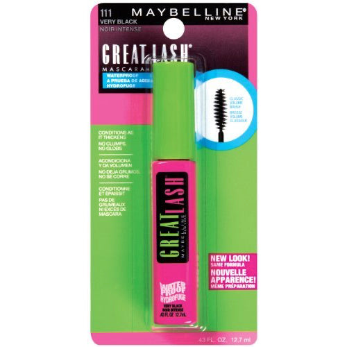 Maybelline Great Lash Waterproof Mascara - 111 Very Black