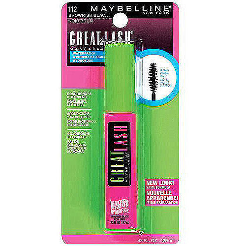 Maybelline Great Lash Waterproof Mascara - 112 Brownish Black