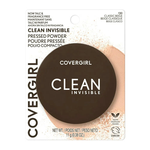 Covergirl Clean Invisible Pressed Powder - 130 Classic Beige