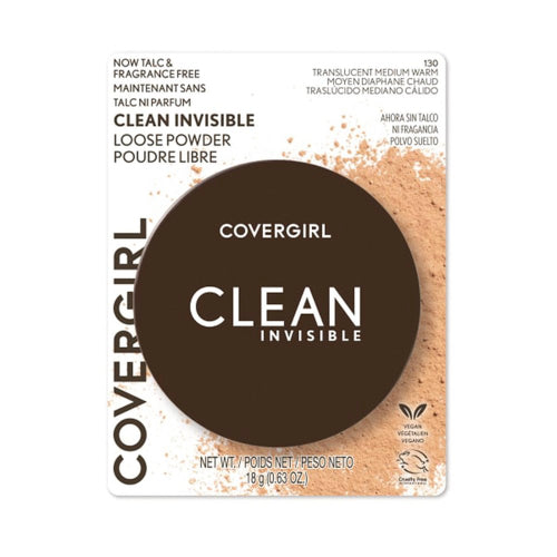 Covergirl Clean Invisible Loose Powder - 130 Translucent Medium Warm