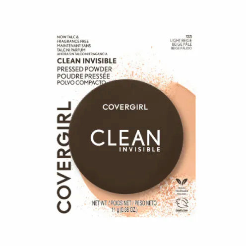 Covergirl Clean Invisible Pressed Powder - 133 Light Beige