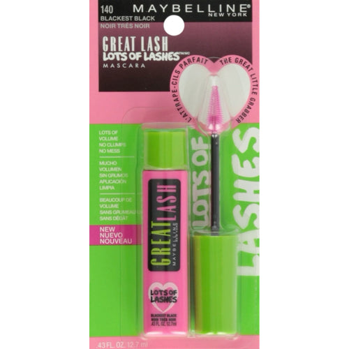 Maybelline Great Lash Lots Of Lashes Mascara - 140 Blackest Black
