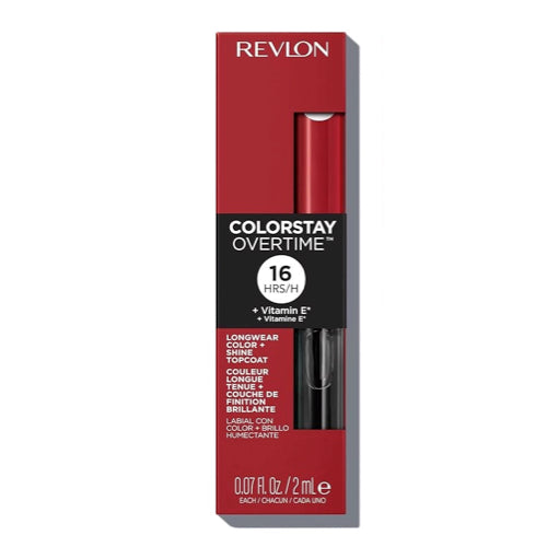Revlon Colorstay Overtime 16hrs Lipcolor + Top Coat - 140 Ultimate Wine