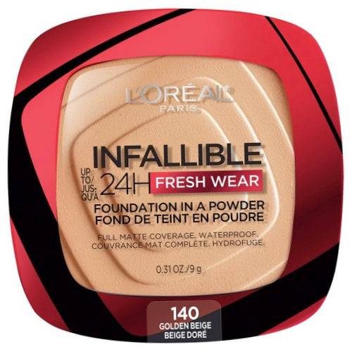 Loreal Infallible 24H Fresh Wear Foundation In A Powder - 140 Golden Beige