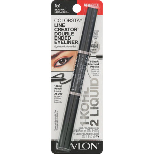 Revlon Colorstay Line Creator Double Ended 24hr Eyeliner - 151 Blackout