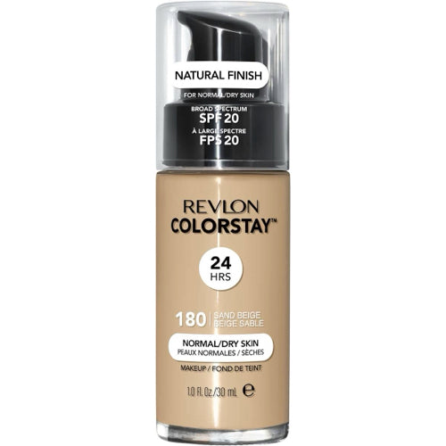 Revlon Colorstay 24hrs Natural Finish Foundation - 180 Sand Beige