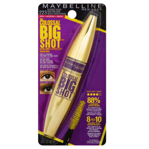 Maybelline The Colossal Big Shot Mascara - 223 Blackest Black