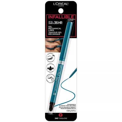 Loreal Infallible Grip 36hr Gel Eyeliner - 240 Turquoise