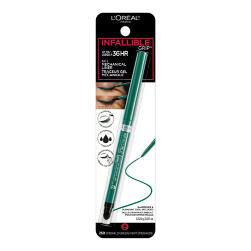 Loreal Infallible Grip 36hr Gel Eyeliner - 250 Emerald Green