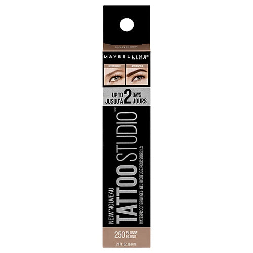 Maybelline Tattoo Studio Waterproof Brow Gel - 250 Blonde