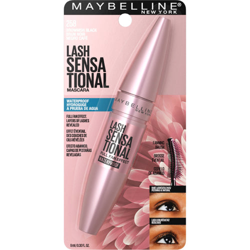 Maybelline Lash Sensational Waterproof Mascara - 258 Brownish Black