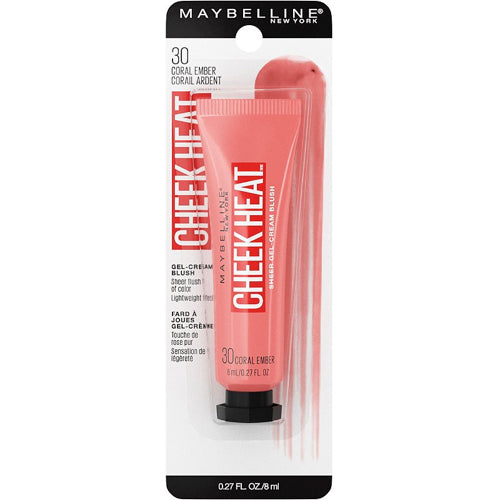 Maybelline Cheek Heat Gel Cream Blush - 30 Coral Ember