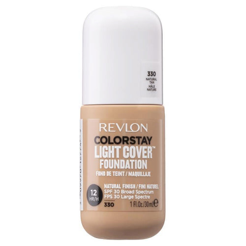 Revlon Colorstay 12hr Light Cover Natural Finish Foundation - 330 Natural Tan