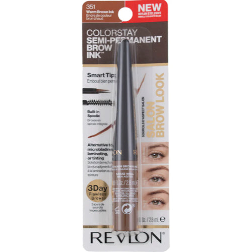 Revlon Colorstay Semi Permanent Brow Ink - 351 Warm Brown Ink
