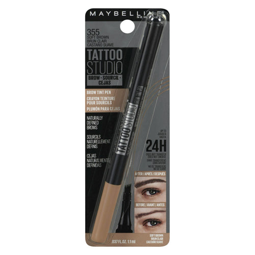 Maybelline Tattoo Studio 24H Brow Tint Pen - 355 Soft Brown