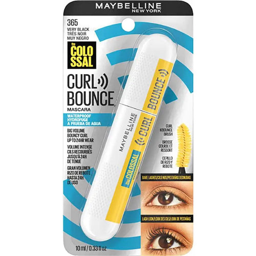 Maybelline The Colossal Curl Bounce Waterproof Mascara - 365 Very Black