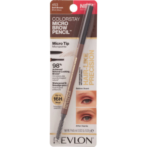 Revlon Colorstay Micro Tip Pencil - 453 Soft Brown