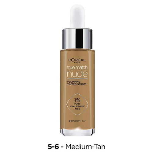 Loreal True Match Plumping Tinted Serum Foundation - 5-6 Medium Tan