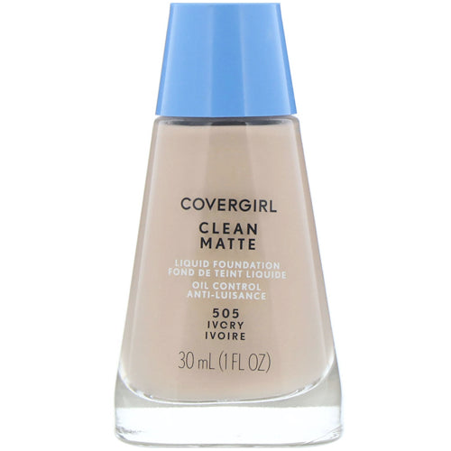 Covergirl Clean Matte Liquid Foundation - 505 Ivory